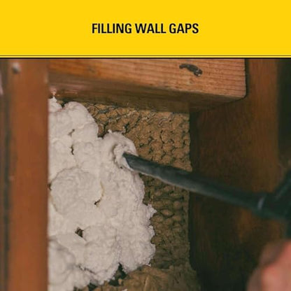Stanley F905P Gaps & Cracks Pro Foam Sealant (1x24 Oz.) – High Yield Expanding Polyurethane Spray Foam Insulation for Wide Cracks & Cavities, Waterproof, Gun Use | Gun NOT Included | 24 Oz. 1 Pack - color: Gaps & Cracks Pro Pack, size: 1 Pack