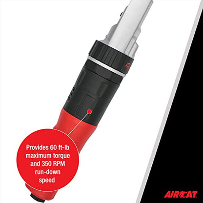 AIRCAT 809-SH 3/8" Sealed Flat Head Ratchet - size: 3/8-Inch (Pack of 1)