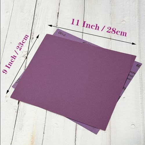 1200 Grit Wet Dry Sandpaper, 15pcs 9 x 11 Inch Sanding Sheets - style: Grit 1200