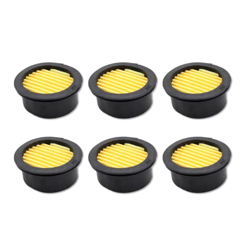 6-Pack Air Compressor Silencer Filter Replacement Elements - size: Elements