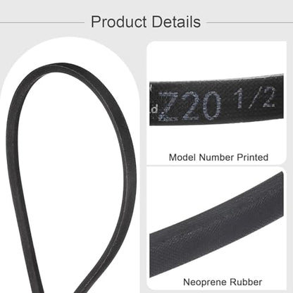 HARFINGTON Z-20-1/2 Z Type V-Belt 521mm/20-1/2 Inner Lgx0.39 Wx0.24 H - size: Z-20-1/2
