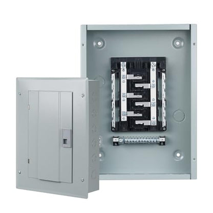 THQL Circuit Breaker Panels, 12-Space, 125A Circuit Breaker Distribution Box, 120V/240V Circuit Breaker Electrical Enclosure,Indoor Main Lug Load Center - style: 12 SPACE