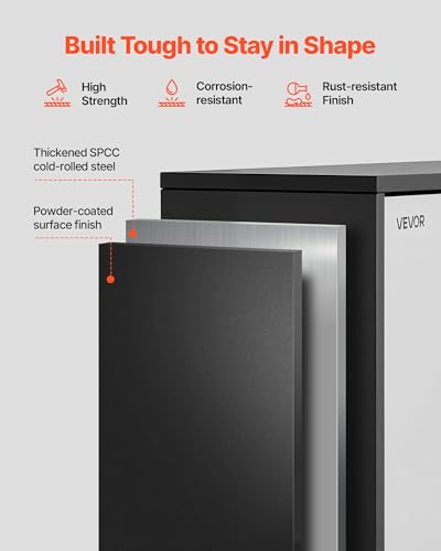 VEVOR Metal Wall Cabinet, 30.31 x 12.01 x 19.69 Inch, Floating Garage Tool Cabinet with Up-Flip Door and Shelf, 240 lbs Load Capacity, Fit for Garage, Basement, Kitchen, Warehouse Assembly Required - size: Upgrade Flip up 20"