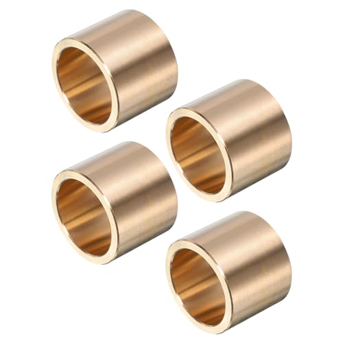 uxcell 4pcs Sleeve Bearings 1" Bore x 1-1/4" OD x 1" Length Self-Lubricating Brass Bushing - size: 1" Bore x 1-1/4"OD x 1 " Length