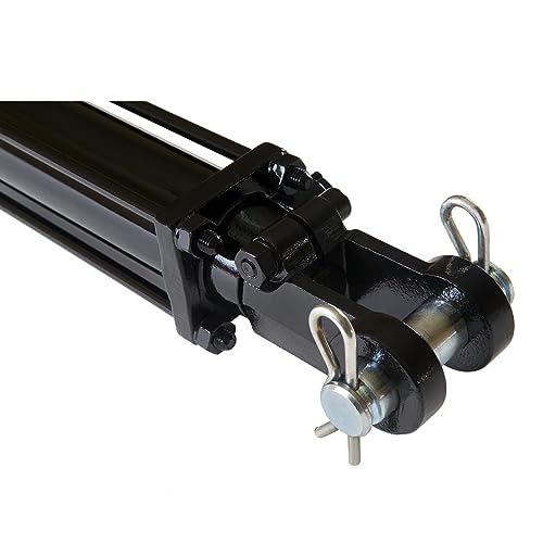 Double Acting Hydraulic Cylinder - AG Tie-Rod Hydraulic Cylinder 2500 PSI Agriculture Standard 2.5" bore 18" Stroke (2.5x18) - size: 18" Stroke, style: 2.5" Bore