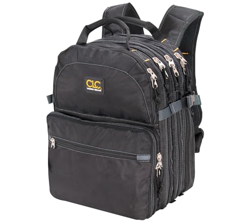 Custom Leathercraft1132 75-Pocket Tool Backpack - style: 75 Pocket Tool Backpack
