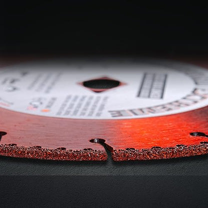 Diamond Extreme 7 Inch Metal Cutting Diamond Blade, Heavy-Duty Vacuum-Brazed Cut Off Wheel, DM-7/8-5/8" Arbor for Rebar, Steel, Stainless Steel, Angle Iron & Sheet Metal (7") - size: 7 Inch