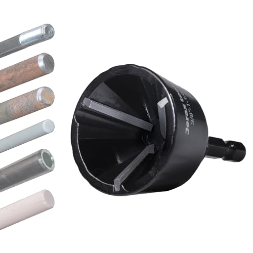 1-1/8" Carbide Chamfering Bit Uniburr Thread Deburring Tool - size: 3/8" - 1-1/8" (1 PCS)