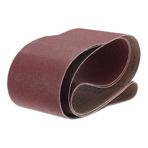 uxcell 2pcs 6" x 89" Sanding Belts 80 Grits Aluminum Oxide - size: 80 Grits