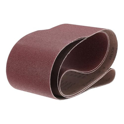 uxcell 2pcs 6" x 89" Sanding Belts 80 Grits Aluminum Oxide - size: 80 Grits