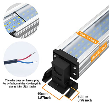 Led Industrial Machine Tube Light, IP66 Waterproof Explosionproof Work Lamp 14.6" 10W for CNC Internal, 110V to 220V Universal - size: 14.6inch, 10W