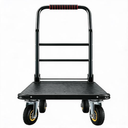 36"x24" Heavy Duty Platform Truck Cart, 1800LBS Steel Utility Dolly