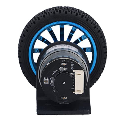 Encoder Motor Set, 15.5mm Shaft Diameter Micro DC Gear Motors DC12V for DIY Smart Car(1000RPM)