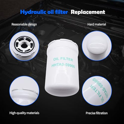 Hydraulic Oil Filter HHTA0-59900 Compatible with Kubota Tractor - style: TA240-59900