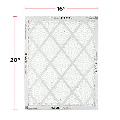 Frigidaire 16x20x1 Air Filter, MERV 8 Pleated Furnace AC Filters, 6 Pack - size: 16 x 20 x 1, style: Merv 8