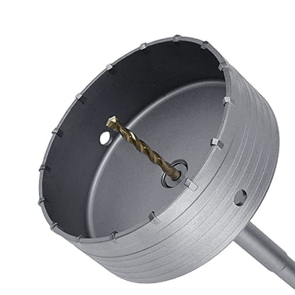 150mm (5.9") Concrete Hole Saw with 220mm SDS Plus Shank Rod - style: 150mm ( 5.9 inch )