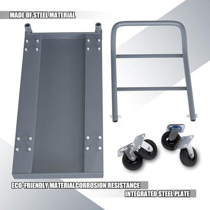 Heavy Duty Flatbed Cart, 3500LB Foldable Platform Truck Industrial Grade Weight Capacity, 36''W*72''L PlatformCart, Steel Hand Push Dolly Cart for Garden, Warehouse＆Yard (36 * 72) - size: 36*72