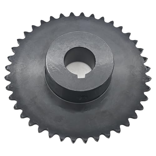 #35 Roller Chain Sprocket Type B 1 inch Bore 40 Tooth, Hardened Antirust 1045 Steel Drive Sprockets 35B40-1