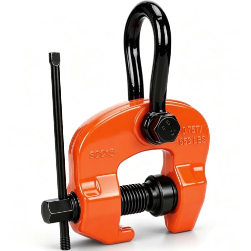 Frienda Plate Lifting Clamp 1655 Lbs/0.75 T Adjustable Opening 0-1.1 Inch - size: 0-1.1 Inch, style: 1655 Lbs/ 0.75 T