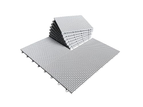 SnapLock DuraGrid 12"x12" Interlocking Deck Tiles, 40 Pack, Green - color: Green, size: 40 Pack
