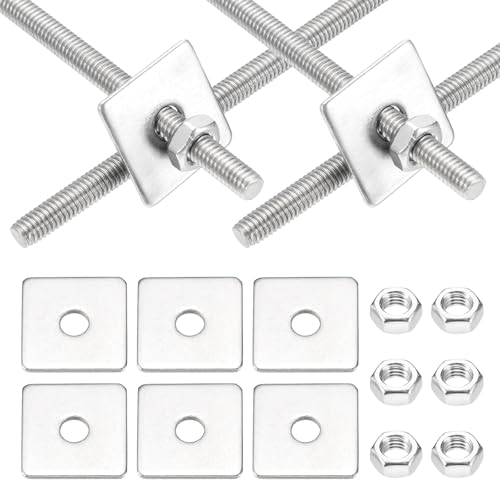 MECCANIXITY 8Set M4x60mm Fully Threaded Rod Threaded Rods Bar Studs - size: M4x60mm