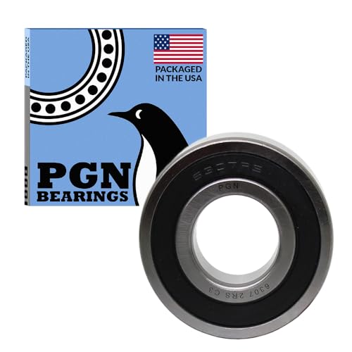PGN 6307-2RS (1 Pack) Ball Bearing 35x80x21mm Chrome Steel Sealed