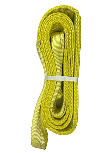Kennedy Wire Rope & Sling Company 3inches x 10' 2-Ply Twist Eye Polyester Lifting Sling (Various Sizes in Listing) Made in The USA - color: 3" 2-Ply Twist Eye (Type 4), size: 3" x 10'