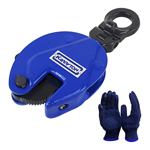 0.8Ton/1760LB Vertical Lifting Plate Clamp, Jaw Opening 0.6IN - style: 0.8T