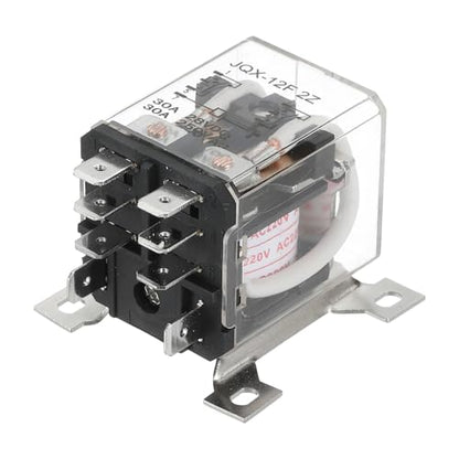 Generic AC220V 30A Electromagnetic Relay, High Power Relay DPDT 2NO 2NC 8 Terminals Din Rail Mounting
