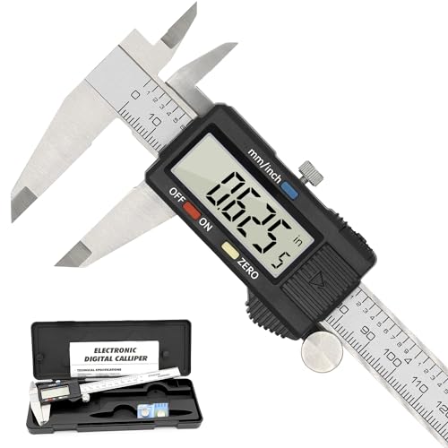 Precise Digital Caliper, 6 Inch Stainless Steel Electronic Vernier Caliper