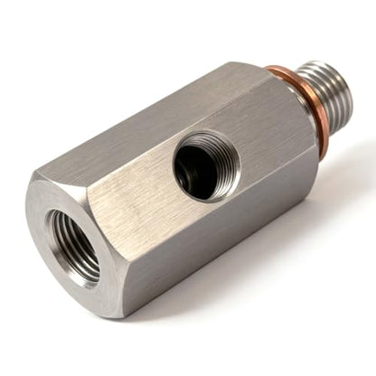 1/8 NPT Tee Oil Pressure Sensor Adapter