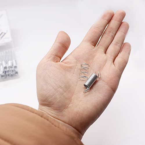 Dianrui 200PCS Spring Assortment Kit 20 Different Sizes Mini Zinc Plated Steel Compression and Extension Springs for DIY Repair Project