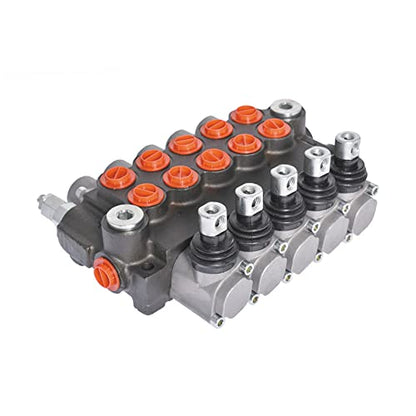 waltyotur Hydraulic Directional Control Valve 5 Spool 11 GPM 3625PSI