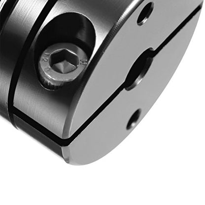 uxcell 5mm to 6mm Bore One Diaphragm Motor Wheel Flexible Coupling Joint - size: 5-6mm