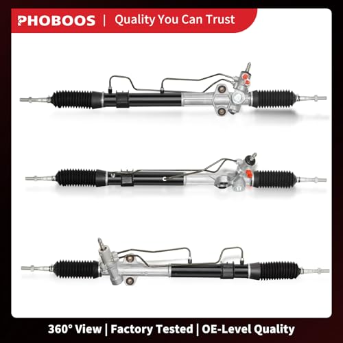 PHOBOOS Hydraulic Power Steering Rack and Pinion Fit for Mitsubishi Montero - size: 26-2165