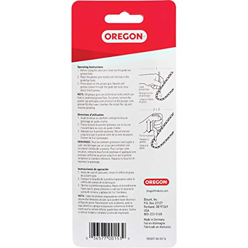 Oregon Pre-Loaded Grease Gun for Chainsaws