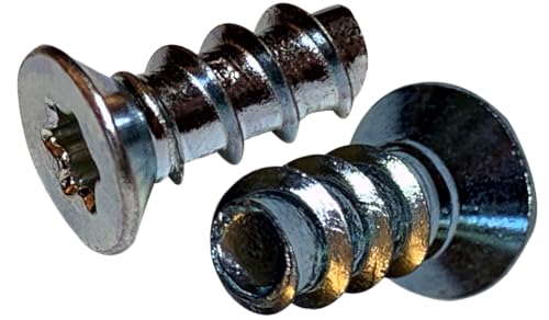 M2.5-1.4 x 6mm Star Flat Head Thread Forming Screws, Zinc, 10000 Pack - size: M2.5-1.4 x 6mm, style: Bulk