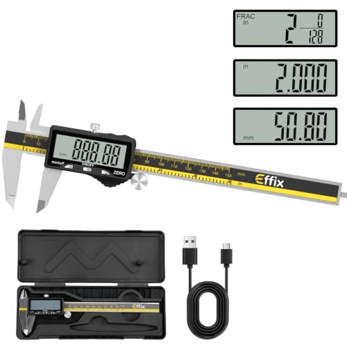 Effix Rechargeable Digital Caliper 12in - size: 12in