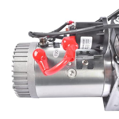 20 Quart 12V DC Hydraulic Power Unit Single Acting Hydraulic Dump Trailer Hydraulic Pump Power-Up Supply Unit 3200 PSI SAE #6 Ports Steel Reservoir for Dump Truck Car Lifting Truck 1.6KW Mustrod - size: 20 Quart Single Acting