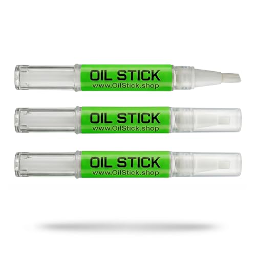OilStick 3 Pack - 3D Printer Lubricant Brush for Linear Rails, Lead Screws and Bearings, PTFE-Infused Machine Oil, ISO G100, Bambu Maintenance Accessory, 3D Printer Accessory. Proudly Made In The USA.