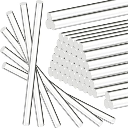 Zopeal 30 Pcs 12" Clear Acrylic Dowel Rod for Craft,0.39'' /10mm Diameter - size: 0.39 Inch (10 mm) Diameter
