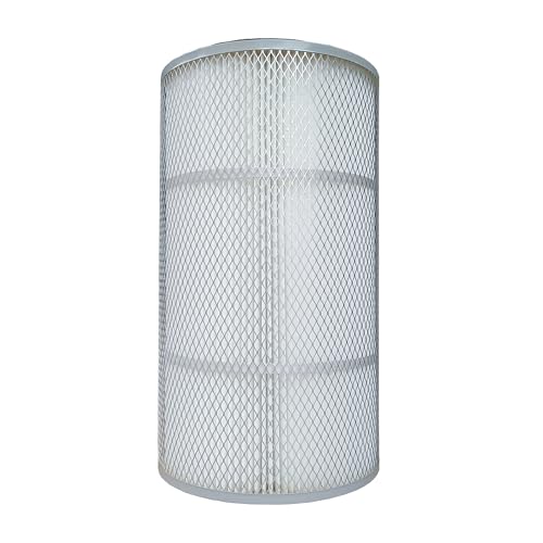 Dust Collector Filter Cartridge with Outer Mesh OD 12.6'' H 23.62'' (320 * 600mm) for Powder Dust Collector Sand Blast Coating Shot Blasting Machine Filter Element - size: 320*600