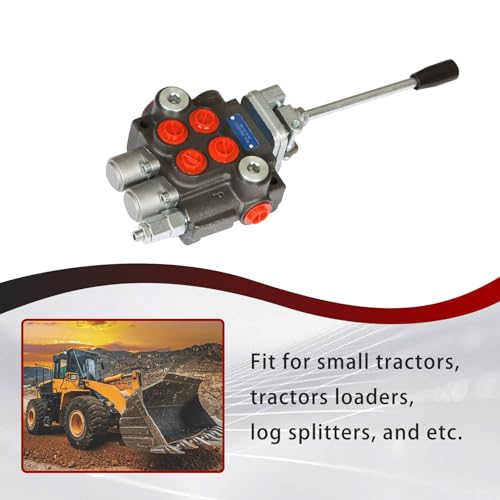 2 Spool 11GPM Hydraulic Control Valve 3600PSI BSPP Double Acting Hydraulic Directional Control Valve