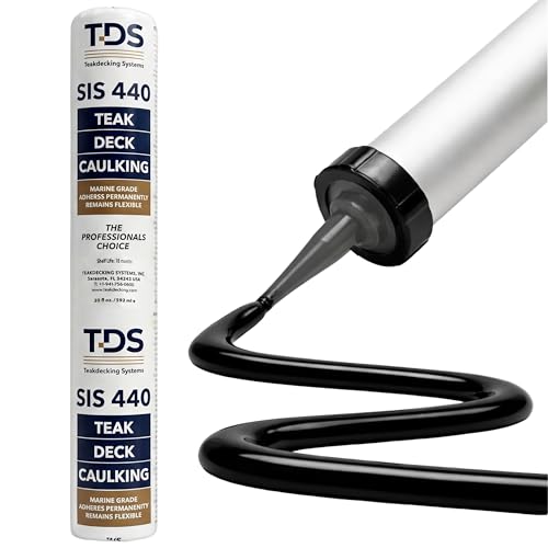 Teakdecking Systems (TDS) SIS440 Marine Caulk Sausage 20oz - Black - color: Black, size: 20 oz