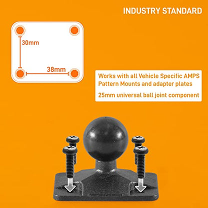 iBOLT AMPS Adapter Plate 25mm / 1" Composite - color: 25mm Composite