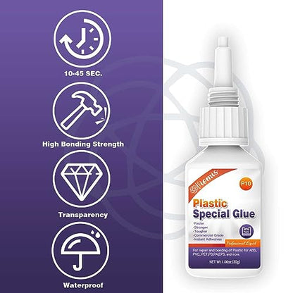 30g Plastic Glue, Instant Super Glue for Plastic - size: Plastic Glue