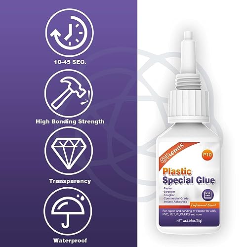 30g Plastic Glue, Instant Super Glue for Plastic - size: Plastic Glue