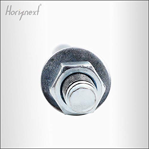 1/2 Concrete Anchors, 1/2 Wedge Anchors Bolts, 3-3/4" L, 10 Pcs - size: 1/2" x 3-3/4"