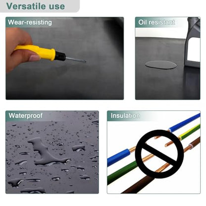 Silicone Rubber Sheet, Heat Resistant, Heavy Duty, Hardness 55A,12 x 12 Inch,1/16 Inch Thickness for DIY Gaskets, Pads, Seals, Crafts, Flooring,Cushioning of Anti-Vibration, Anti-Slip - size: 1/16