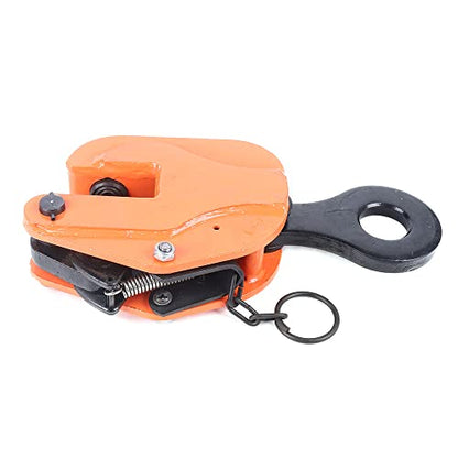 Vertical Plate Clamp, 3 Tons Vertical Hanging Steel Plate Clamp Lifting Crane Clamp Stainless Steel for Lifting and Transporting